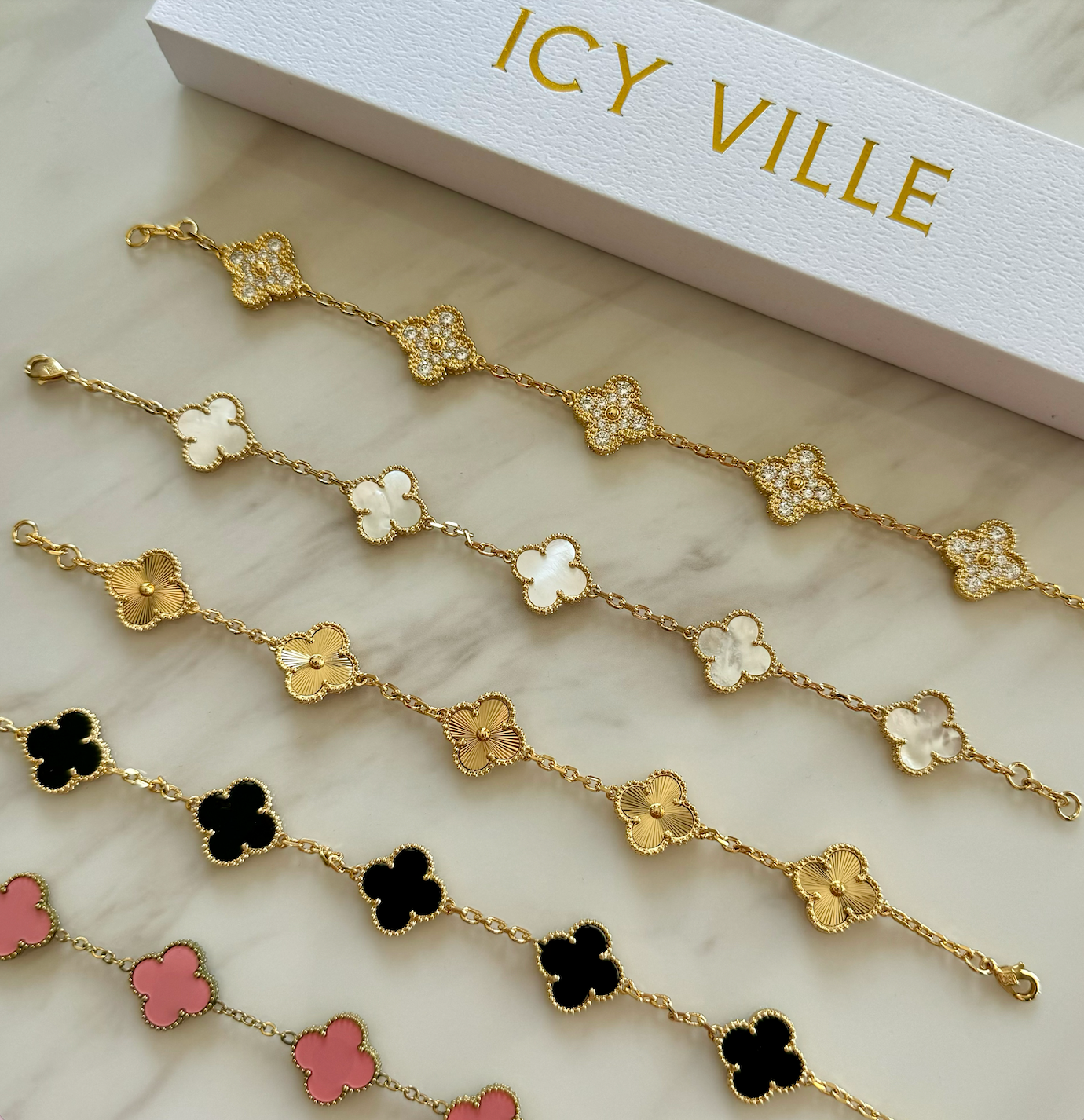5 motif bracelet
