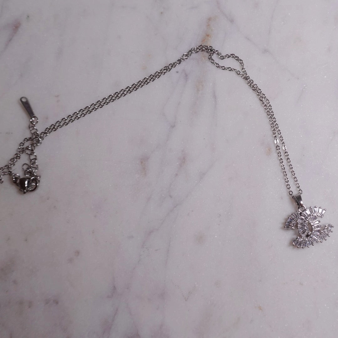 Cs twist necklace