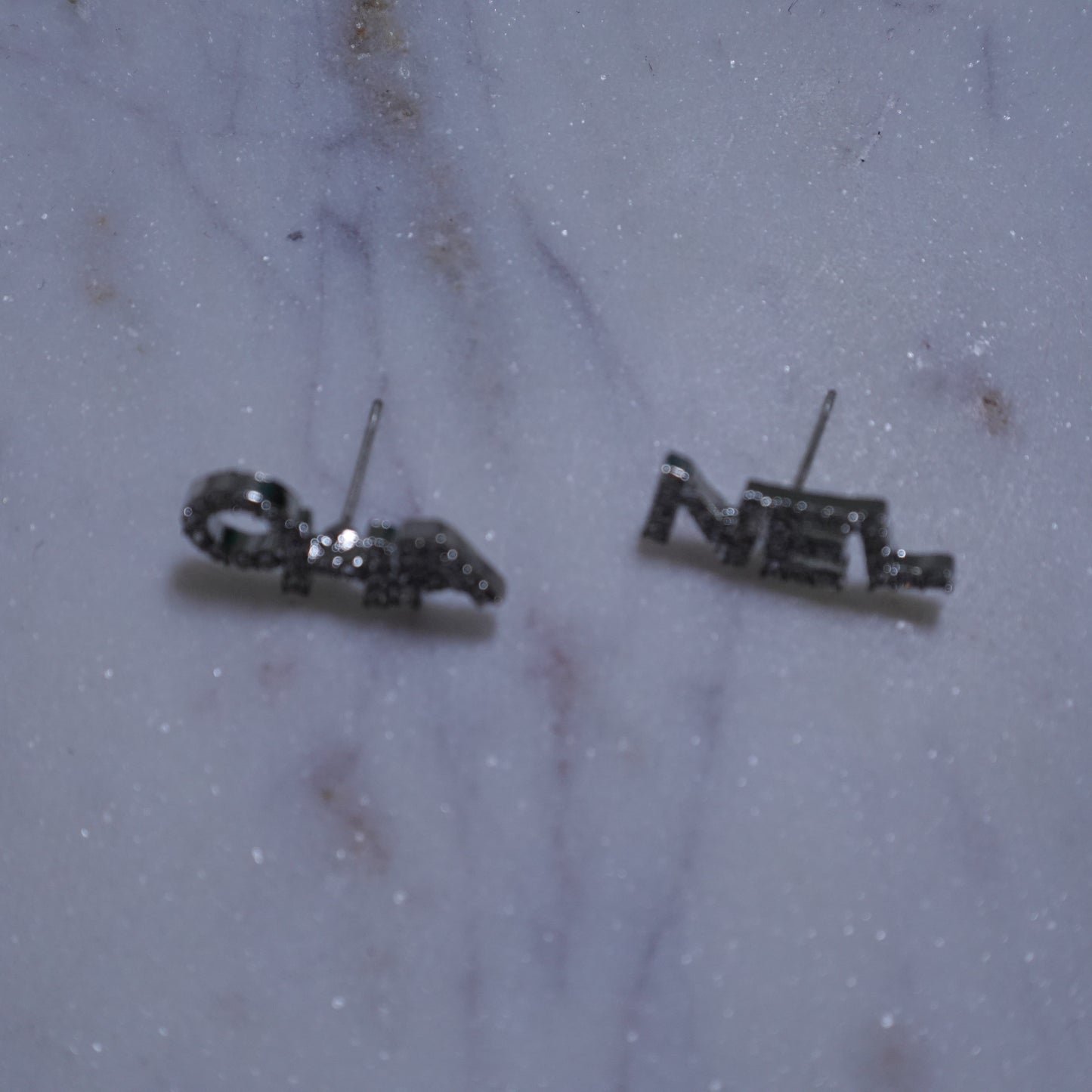 Double Cs studs