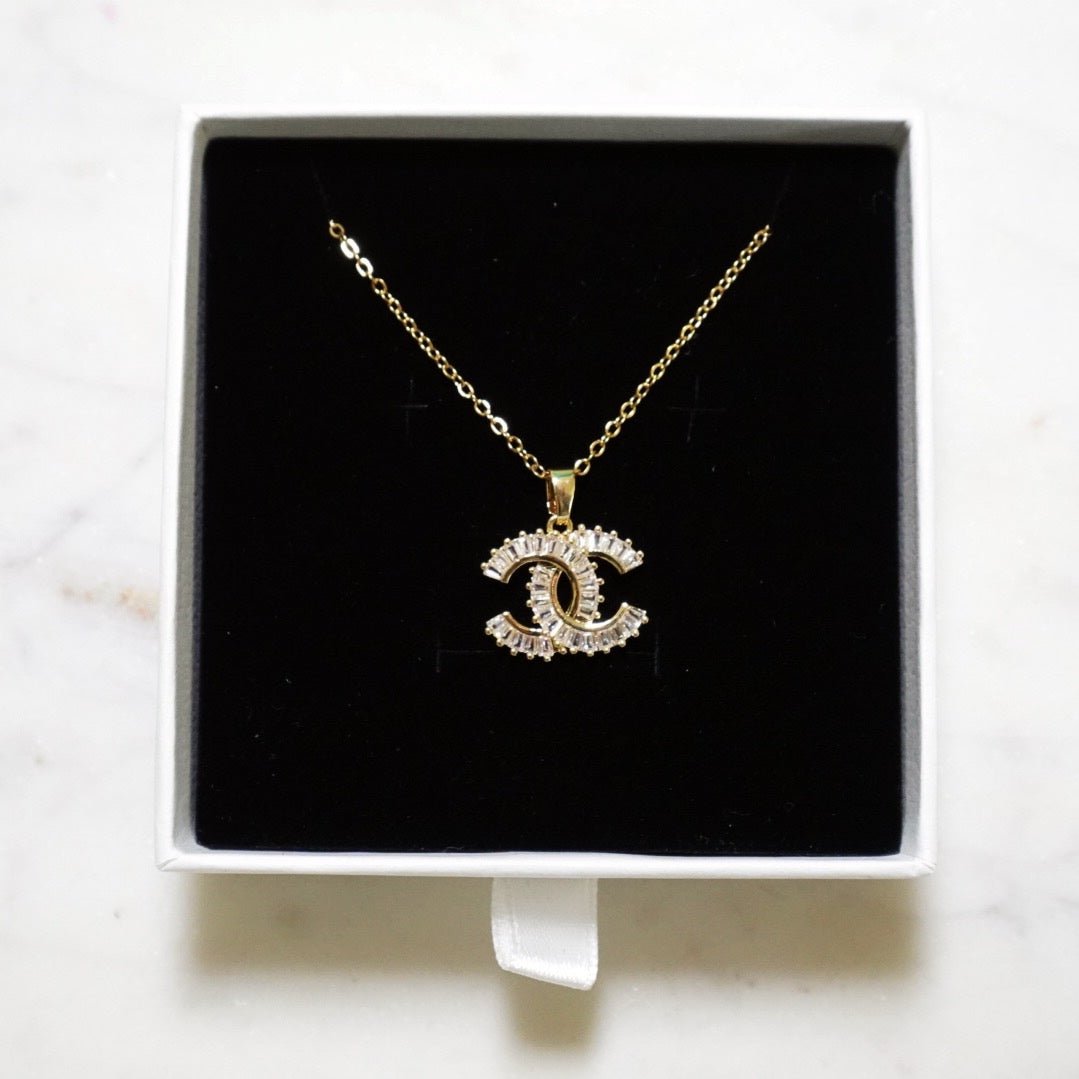 Cs twist necklace