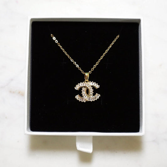 Cs twist necklace